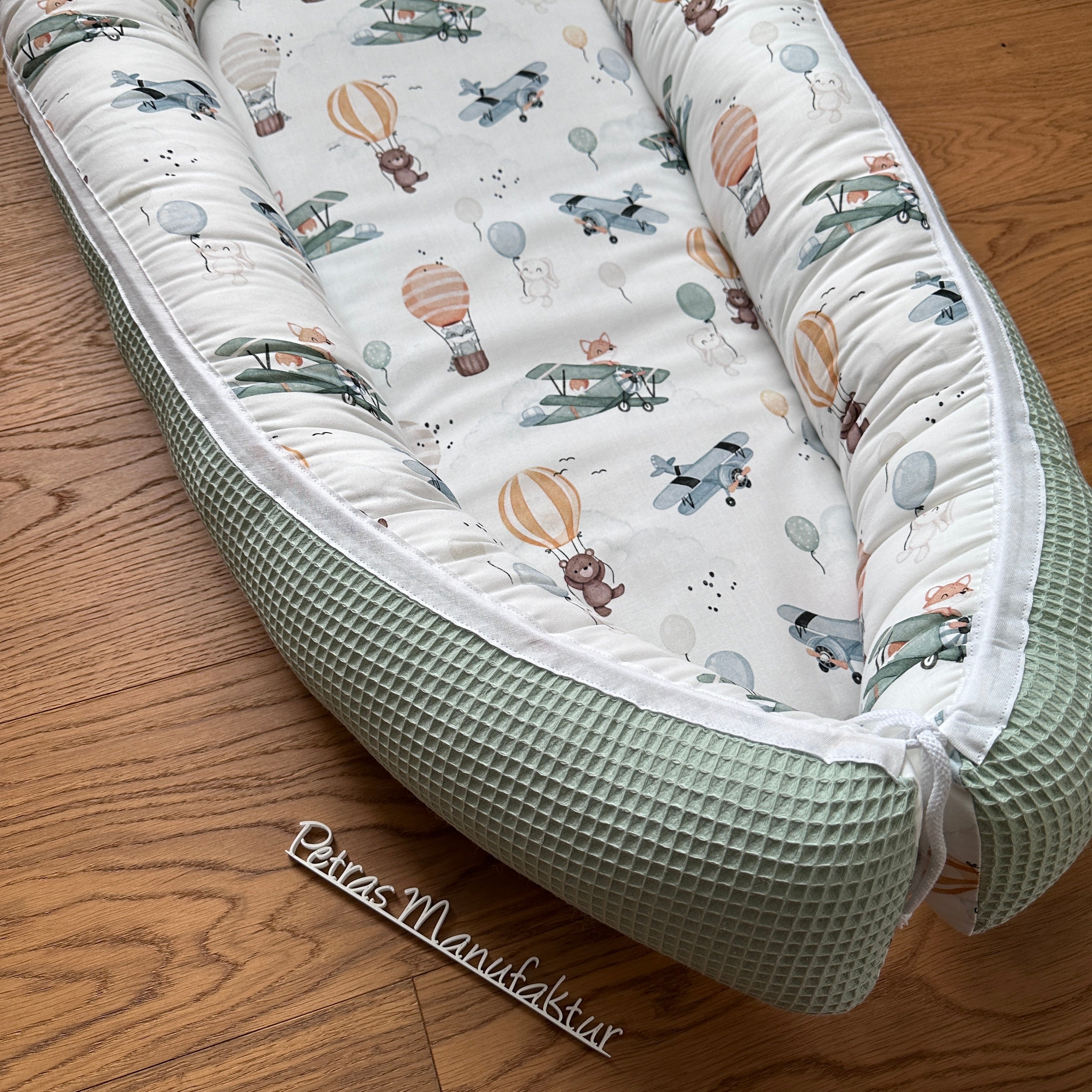 Babynestchen "fliegende Kuscheltiere“